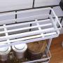 Dumcuw Spice Rack, 2-Tier Shelf Rack Kitchen Bathroom Countertop, Standing Storage Organizer Spice Jars Bottle Shelf Holder Rack for Kitchen Bathroom Office