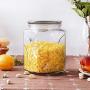 Yl Ly Sealed Tank Storage Tank Large-Capacity Multi-Grain Candy Snacks Storage Tank Kitchen Transparent Glass Bottle 2L