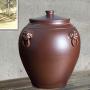 Vintage Küchen-Lebensmittelbehälter mit Deckeln, große luftdichte Behälter, Gläser, Mehlbehälter, Pantry-Organisation und -Lagerung für Müsli, Snacks, Zucker 15L/25-Braun
