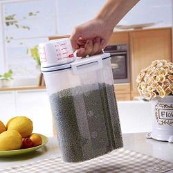 Kaimu Sealed Jar Kitchen Plastic Tanks Rice Storage Bucket Food Snack Grain Boxes Food Storage & Organization Sets