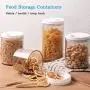 Cereal Storage Containers Dispenser Cookie Jar Plastic with Lids Airtight Bpa Free Large, Food Storage Containers for Kitchen Pantry Organization Canister Candy Bulk, 3-Pieces (Size : 600mL) Cereal Storage Containers Dispenser Cookie Jar Plastic with Lids Airtight Bpa Free Large, Food Storage Containers for Kitchen Pantry Organization Canister Candy Bulk, 3-Pieces (Size : 600mL)