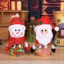 Gift Boxes 5Piece Child Kids Christmas Candy Jar Storage Bottle Santa Bag Sweet New Year Decorations Perfect For Candies Chocolates And Small Gifts. A 7X17Cm