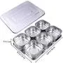 DUDDP Storage Spice lar set Seasoning Container Stainless Steel Kitchen Seasoning Storage Box Tray Spice Jars Storage Box Organizer Salt Pepper Container DUDDP Storage Spice lar set Seasoning Container Stainless Steel Kitchen Seasoning Storage Box Tray Spice Jars Storage Box Organizer Salt Pepper Container