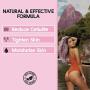Sacara Perfect-S Cellulite Mask - Womens Cellulite Cream - Legs, Tummy and Booty Cellulite Treatment Cream with Hyaluronic Acid and Pink Peppercorns