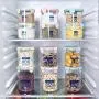 Transparent Plastic Sealed Cans food container Refrigerator Preservation casket Kitchen Grain Storage box