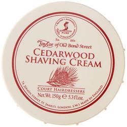 Taylor of Old Bond Cedarwood Shaving Cream, 0.33 Pound