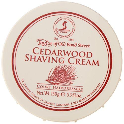 Taylor of Old Bond Cedarwood Shaving Cream, 0.33 Pound