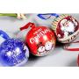 TOYANDONA Christmas Tinplate Ball Candy Storage Jar Candy Boxes Christmas Tree Decoration Holiday Surprise Gift 5pcs (Random Pattern)