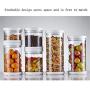 Milk Powder Box, Measurable Glass Airtight Snack Container For Food Storage, Candy Fruit Box (Size : 2100ml)