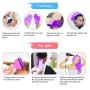 Unisex Temporary Modeling Hair Color Wax, Instant Hairstyle Mud Cream, Fashion DIY Hair Dye Cream for Party, Cosplay, Nightclub, Masquerade, Halloween (Blue+Purple)