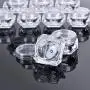 Goege 5 Gram Jar 5ML Clear Empty Plastic Pot Containers Refillable Cosmetic Lotion Diamond Container Screw Cap Lid (50 Pcs) Goege 5 Gram Jar 5ML Clear Empty Plastic Pot Containers Refillable Cosmetic Lotion Diamond Container Screw Cap Lid (50 Pcs)