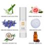 Organic Anti Aging Eye Cream - Award Winning Eye Serum for Wrinkles, Fine Lines and Puffiness - Natural Skin Care with Aloe Vera, Jojoba Oil, Witch Hazel, Vitamin E, Hyaluronic Acid