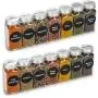 Bouteilles à Épices en Verre 6oz, MEILLEUR RAPPORT QUALITÉ-PRIX 14 Bouteilles en Verre Grandes avec 126 Étiquettes Épices à Tableau Blanc Pré-Imprimées + 113 Étiquettes PVC Transparents. 14 Bouteilles Carrées Vides, Bouchon Airtight, Passe-Épices/Sifte av Bouteilles à Épices en Verre 6oz, MEILLEUR RAPPORT QUALITÉ-PRIX 14 Bouteilles en Verre Grandes avec 126 Étiquettes Épices à Tableau Blanc Pré-Imprimées + 113 Étiquettes PVC Transparents. 14 Bouteilles Carrées Vides, Bouchon Airtight, Passe-Épices/Sifte av