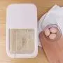 KISSTAKER Rice Bucket, Japanese Plastic Rice Barrel 10kg Rice Storage Household Rice Bucket Moistureproof Transparent Kitchen Storage Container KISSTAKER Rice Bucket, Japanese Plastic Rice Barrel 10kg Rice Storage Household Rice Bucket Moistureproof Transparent Kitchen Storage Container