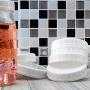 Xigeapg Plastic Mason Jar Regular Mouth Screw-On White Lids-24 Pack-Standard Size Jar Storage Caps
