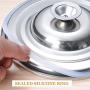 Food Storage Containers Jar 304 Stainless Steel with Lids Airtight Bpa Free Large, Cookie Jar Cereal Coffee Storage Containers Jar for Kitchen Pantry Organization Canister Candy Bulk, 28L/35L/42L