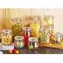 QIANZICAI Tea Cans, Multi-Purpose Glass Jars, Storage, Sealed Cans, Storage Bottles, 10 Sets Each