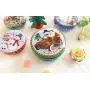 JKLcom Weihnachts-Cookie-Tüten 12er Set mit Deckeln Leere Cookie-Glasbehälter Lagerbehälter für Weihnachts-Cookies Weihnachtsgeschenkbehälter runder Cookie- und Süßigkeitenbehälter zur Organisation für Weihnachtsfeiern und Geschenke