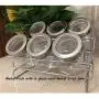 Glasen Cruet-Set für Küche, Grill, Camping, Picknick, Gewürz-Glasbehälter, Zuckerstreuselbehälter, Salzstreuer, Gewürzbehälter