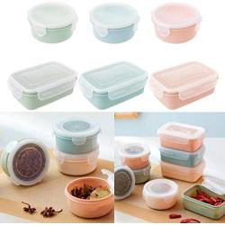 Milue Refrigerator Plastic Food Savers Keep Fresh Fruit Storage Box Mini Locking Bowl (Round)