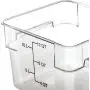 Carlisle 10724AF07 StorPlus Square Container, 11.13" Length, 11.13" Width, 8.25" Height, Polycarbonate, 12 Quart, Purple (Pack of 6) Carlisle 10724AF07 StorPlus Square Container, 11.13" Length, 11.13" Width, 8.25" Height, Polycarbonate, 12 Quart, Purple (Pack of 6)