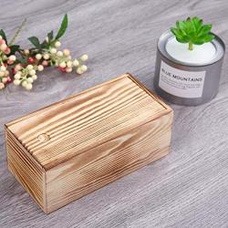 Wooden Candy Box With Lid Snacks Display Storage Dispenser Dried Food Server For Christmas Party Wedding