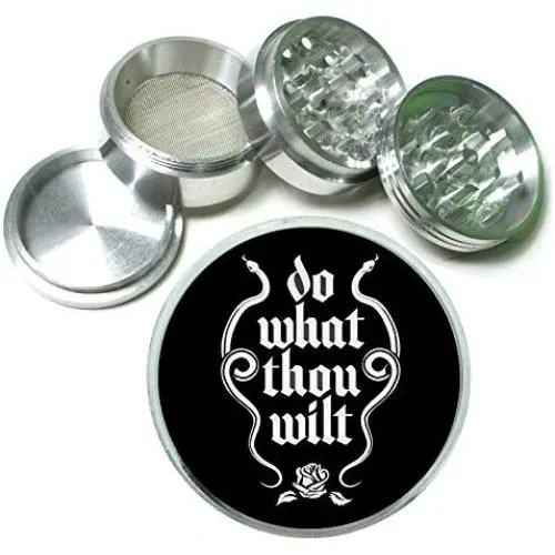 Mélangeur d'Herbes et Épices en Aluminium « Fais Ce Que Tu Veux » Mélangeur d'Herbes et Épices en Aluminium « Fais Ce Que Tu Veux »