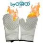 Gants de cuisine professionnels ByChefCD en silicone résistant à la chaleur, gants de protection pour four et ustensiles de cuisine, gants de barbecue résistants à la chaleur, meilleurs gants de four (Gris) Gants de cuisine professionnels ByChefCD en silicone résistant à la chaleur, gants de protection pour four et ustensiles de cuisine, gants de barbecue résistants à la chaleur, meilleurs gants de four (Gris)