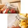 Sealed jar glass Transparent Moisture proof Household Glass bottle storage jar Storage tank Storage bottle Multiple sizes (Size : H) Sealed jar glass Transparent Moisture proof Household Glass bottle storage jar Storage tank Storage bottle Multiple sizes (Size : H)