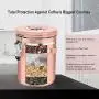 Contenant à Café Hermétique, Canette en Acier Inoxydable avec Suivi de Date, Soupape de Libération CO2 et Cuillère Doseuse - Beans et Café Moulu Frais, Thé, Farine, Céréales, Sucre, Grand 22 oz/Rose Gold Contenant à Café Hermétique, Canette en Acier Inoxydable avec Suivi de Date, Soupape de Libération CO2 et Cuillère Doseuse - Beans et Café Moulu Frais, Thé, Farine, Céréales, Sucre, Grand 22 oz/Rose Gold