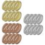 8Pcs 70mm Mason Jar Lids with Coin Slot Polished Rust Resistant Stainless Steel Metal Drinking Glass Lid Canning Piggy Bank Lids