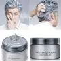 Cire pour Cheveux Argent Gris 4.23 oz (120 ml) - Cire Temporaire Colorante Naturelle - Pommade pour Coiffure - Universelle pour Hommes et Femmes (Gris) Cire pour Cheveux Argent Gris 4.23 oz (120 ml) - Cire Temporaire Colorante Naturelle - Pommade pour Coiffure - Universelle pour Hommes et Femmes (Gris)