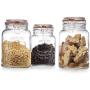 Elegant Home Quality 11 Peice Storage Hostess Set Clear Quality Glass Airtight