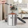 Youzpin Airtight Coffee Canister Stainless Steel Container Coffee Ground Vault Jar with Valve for Kitchen