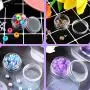 50 Pieces Empty Clear Plastic Pot Jars with Lids Round Sample Containers Mini Travel Jars for Storage of Ear Studs Ear Ring(5 ml/5g) 50 Pieces Empty Clear Plastic Pot Jars with Lids Round Sample Containers Mini Travel Jars for Storage of Ear Studs Ear Ring(5 ml/5g)