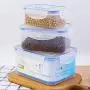 Kitchen Food Storage Jar Airtight Food Storage Safe Plastic Storage Container BPA Free Food Container Set With Lid Bowl (Set Of 3) Appropriate For Microwave Dishwasher Refrigerator Kitchen Food Storage Jar Airtight Food Storage Safe Plastic Storage Container BPA Free Food Container Set With Lid Bowl (Set Of 3) Appropriate For Microwave Dishwasher Refrigerator