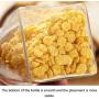 WANGLX ST Storage Jar Glass Sealed Cans Square Tea Cans Snack Biscuits Candy Storage Tank Universal Storage Bottle Sealing Heat-Resistant Wooden Lid, A