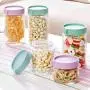 1pcs Kitchen glass sealed jars with lid cereals snacks storage tank milk powder candy cookie container storage bottle WF815415,250ML-blue 1pcs Kitchen glass sealed jars with lid cereals snacks storage tank milk powder candy cookie container storage bottle WF815415,250ML-blue