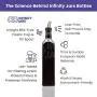 Infinity Jars 500 Ml (17 fl oz) Black Ultraviolet Square Glass Oil Bottle with Plastic Pour Spout 3-Pack Infinity Jars 500 Ml (17 fl oz) Black Ultraviolet Square Glass Oil Bottle with Plastic Pour Spout 3-Pack