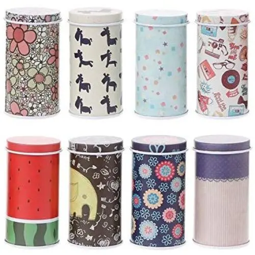 Tea Caddy Receive Jars Candy Storage Box Wedding Favor Tin Jewelry Organizer Container Household - Jars Candy