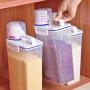 Food Storage Tank Portable Lid Plastic Sealed Kitchen Grain Jar Rice Barrel
