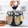 DYFYMX sugar bowl with lid Spice jar, glass jar, jar with lid, spice storage box, glass storage jar oil container for kitchen