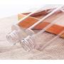 6PCS 100ml/3.4oz Empty Refillable Clear Plastic Bottle Vial Jar Cosmetic Container Travel Packaging with Orifice Reducer and Screw Lid for Lotion Emulsion Toner Essential Oil