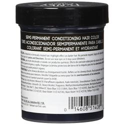 jerome russell Punky Hair Color Creme, EBONY, 3.5-Ounce Jars (Pack of 3)