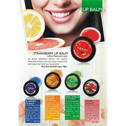 Lip Balm - Ultra Moisturizer - All Natural - Herbal Lip Therapy - Pack of 8 X 10 Gms - Vaadi Herbals (Assorted Pack)