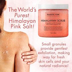 Himalayan Salt Body Scrub with Lingonberry, Exfoliating Salt Scrub to Exfoliate & Moisturize Skin, Deep Cleansing for Women and Men - 10 oz