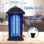 pzqzmar Insectizieur Bug Zapper, 4000V Électrochoc pour Moustiques, Lampe Piège UV pour Intérieur et Extérieur (Noir) pzqzmar Insectizieur Bug Zapper, 4000V Électrochoc pour Moustiques, Lampe Piège UV pour Intérieur et Extérieur (Noir)