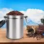 HostStyleZ Airtight Coffee Canister - Stainless Steel Coffee Canister - with Exhaust Valve, Date Tracker Wheel and Extra Coffee Scoop - Perfect for Coffee Storage (60.87 FL OZ / 1800 ML) HostStyleZ Airtight Coffee Canister - Stainless Steel Coffee Canister - with Exhaust Valve, Date Tracker Wheel and Extra Coffee Scoop - Perfect for Coffee Storage (60.87 FL OZ / 1800 ML)