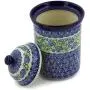 Polish Pottery 10?-inch Jar with Lid made by Ceramika Artystyczna (Royal Roses Theme) Signature UNIKAT + Certificate of Authenticity Polish Pottery 10?-inch Jar with Lid made by Ceramika Artystyczna (Royal Roses Theme) Signature UNIKAT + Certificate of Authenticity