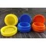 Réservoirs en Silicone Alimentaire Non Adhésifs 20 Pcs 5ml, Couleurs Assorties – Stockage Multi-Usage pour Cire, Huile, etc.